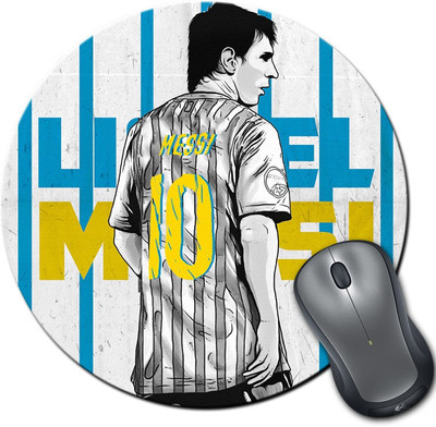 

ShopMantra Messi Argentina Football Round Mousepad- SMMR00000209 Mousepad(Multicolor)