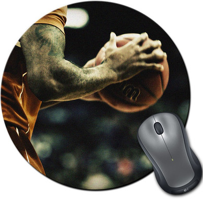 

Rangeele Inkers Basketball Round Mousepad(Multicolor)
