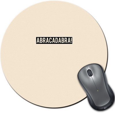 

Rangeele Inkers Abracadabra Round Mousepad(Multicolor)