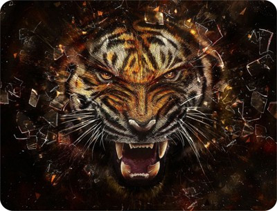 

Shopmillions The Royal Tiger Mousepad(Multicolor)
