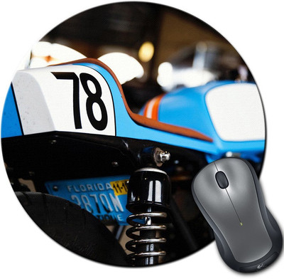

Rangeele Inkers Yamaha Sports Bike Round Mousepad(Multicolor)