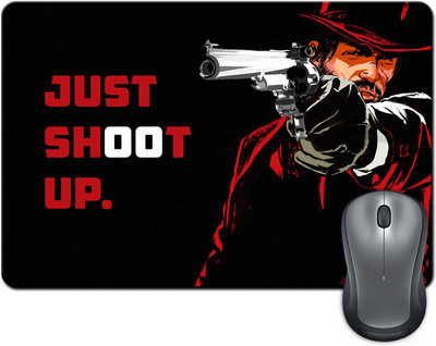 

ShopMantra Just shoot up gun Mousepad(Multicolor)
