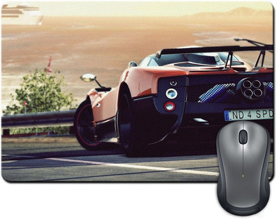 

Rangeele Inkers Lets Travel Car Mousepad(Multicolor)