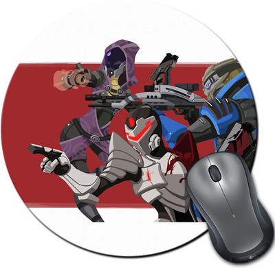 

Rangeele Inkers Robot Fighting Round Mousepad(Multicolor)