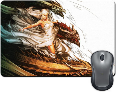 

Rangeele Inkers Khaleesi Dragons Mousepad(Multicolor)