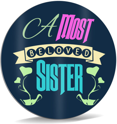 

SKY TRENDS A Most Be Love Sister With Green Small Heart Stylish Gifts For Birthday And Anniversary Mousepad(Multicolor)