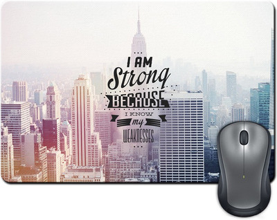

Rangeele Inkers I Know My Weakness Mousepad(Multicolor)