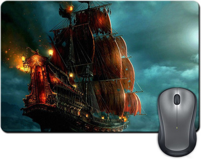 

Rangeele Inkers Fantasy Ship Mousepad(Multicolor)