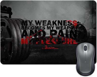 

Rangeele Inkers Pain Is Pleasure Mousepad(Multicolor)