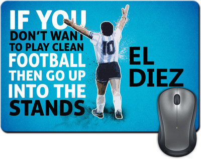 

ShopMantra Diego Maradona Argentina Football Mousepad(Multicolor)