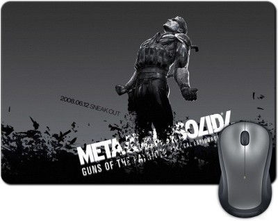 

ShopMantra Metal Gear Solid Four Gamer Grunge Charcter Mousepad(Multicolor)