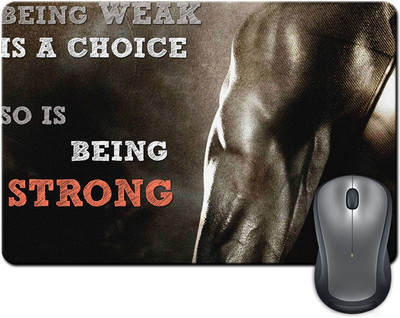 

Rangeele Inkers Being Strong Always Mousepad(Multicolor)
