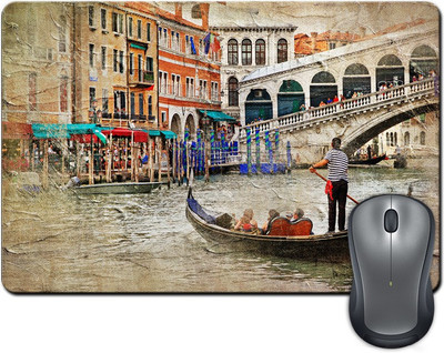 

ShopMantra Italy Canvas Painting Mousepad(Multicolor)