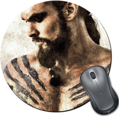 

Rangeele Inkers Got Khal Drogo Round Mousepad(Multicolor)