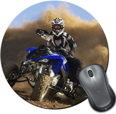 

Rangeele Inkers Dirt Ride Round Mousepad(Multicolor)