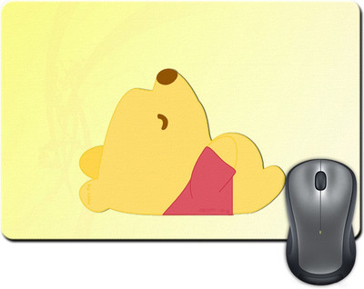

Rangeele Inkers Pooh Sleeping Mousepad(Multicolor)