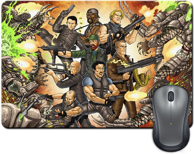

Rangeele Inkers The Expendables Alien Art Mousepad(Multicolor)
