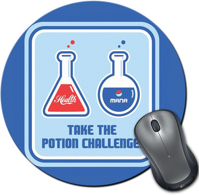 

Rangeele Inkers Take The Potion Challenge Round Mousepad(Multicolor)