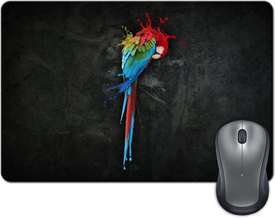 

ShopMantra Parrot Color Splash Digital Design Mousepad(Multicolor)