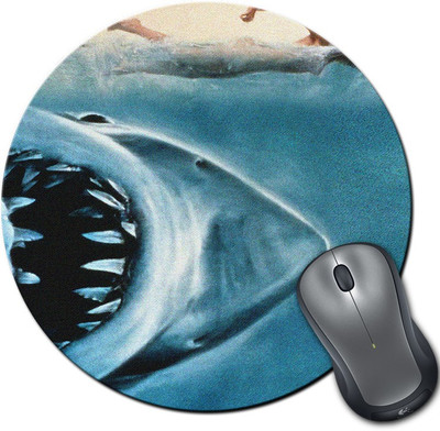 

Rangeele Inkers Jaws Artwork Round Mousepad(Multicolor)