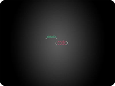 

SYL Get Back To Code Mousepad(Multicolor)