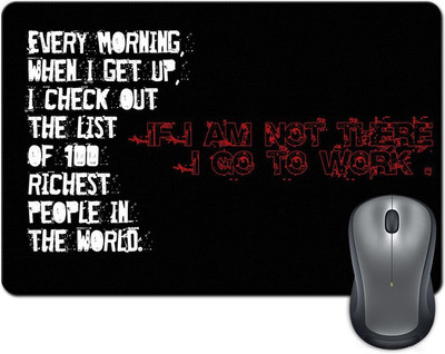 

Rangeele Inkers Wake Up And Work Mousepad(Multicolor)