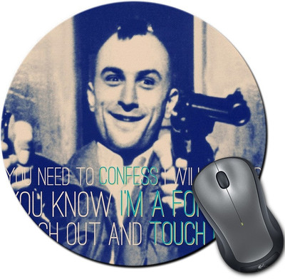 

Rangeele Inkers Taxi Driver Robert De Niro Round Mousepad(Multicolor)
