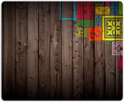 

Lovely Collection Designer Wood Mousepad(Multicolor)