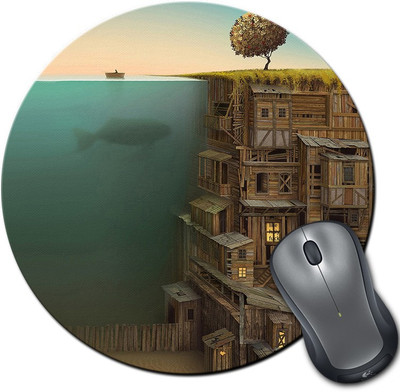 

Rangeele Inkers Fantasy World Round Mousepad(Multicolor)