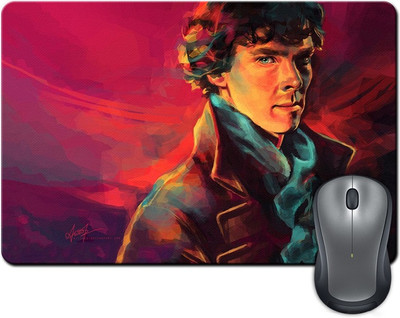 

Rangeele Inkers Sherlock Holmes Painting Art Mousepad(Multicolor)