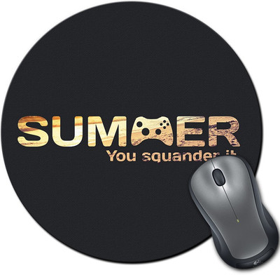 

Rangeele Inkers Summer Gamer Round Mousepad(Multicolor)