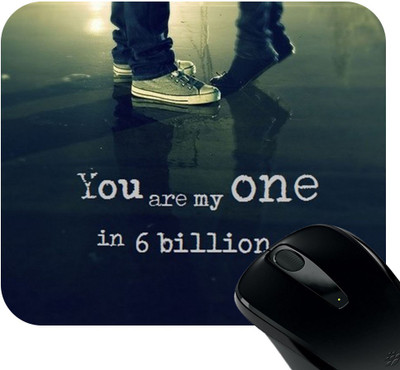 

Huppme You Are My One Photo Mousepad Mousepad(Black)