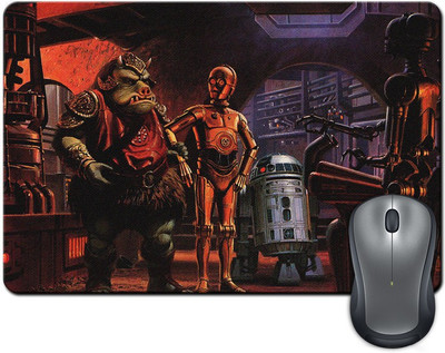

Rangeele Inkers Stars Wars Painting Mousepad(Multicolor)