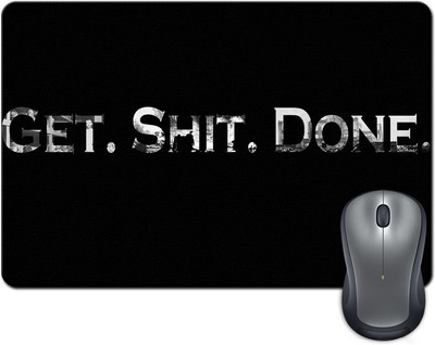 

Rangeele Inkers Get Shit Done Minimal Mousepad(Multicolor)