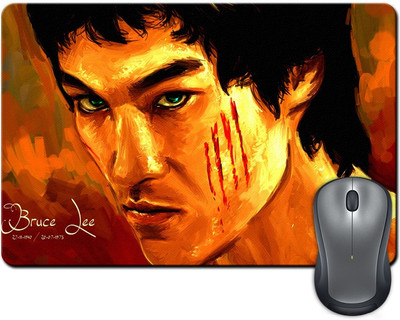 

Rangeele Inkers Bruce Lee Enter The Dragon Painting Mousepad(Multicolor)