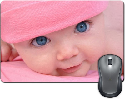 

ShopMantra Baby with a Cap Mousepad(Multicolor)