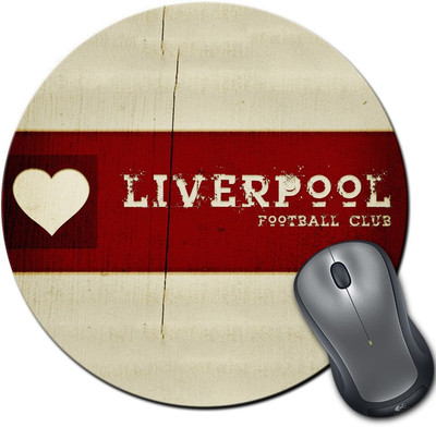 

Rangeele Inkers Liverpool Football Club Round Mousepad(Multicolor)