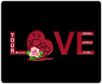 

Lovely Collection Love Mousepad(Multicolor)