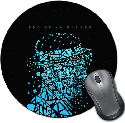 

Rangeele Inkers Heisenberg End Of An Empire Round Mousepad(Multicolor)