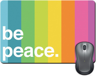

Rangeele Inkers Be Peace Mousepad(Multicolor)