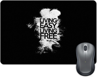 

ShopMantra Living easy living free Mousepad(Multicolor)