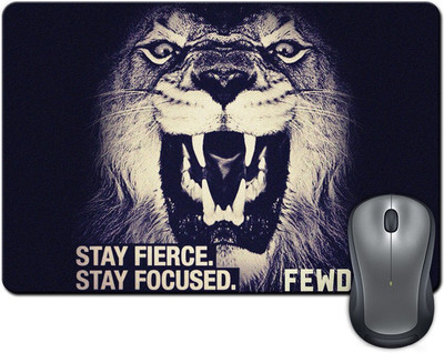 

Rangeele Inkers Stay Focused Lion Mousepad(Multicolor)