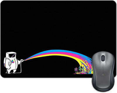 

ShopMantra CMYK Paint Character Mousepad(Multicolor)