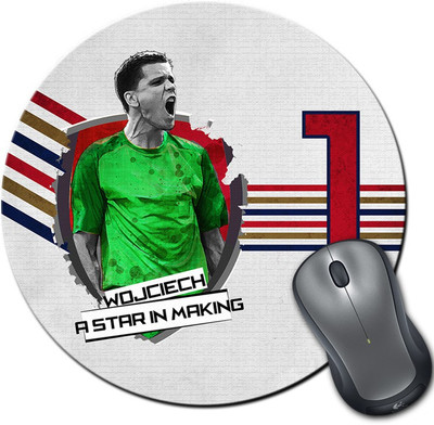 

ShopMantra Wojciech Szczesny Footballer Round Mousepad- SMMR00000200 Mousepad(Multicolor)