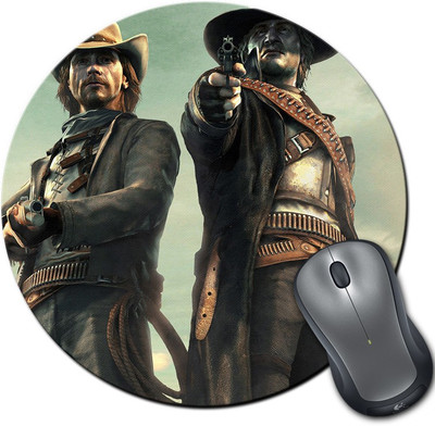

Rangeele Inkers Call Of Juarez Bound In Blood Round Mousepad(Multicolor)