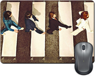

Rangeele Inkers The Beatles Abbey Road Mousepad(Multicolor)