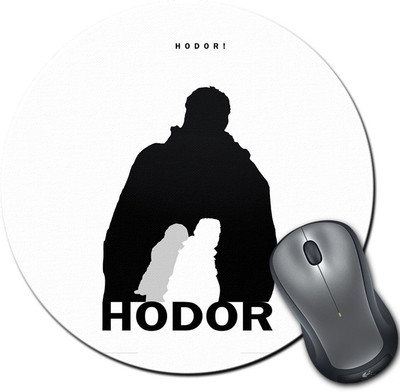 

Rangeele Inkers Hodor Game Of Thrones Round Mousepad(Multicolor)