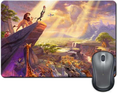 

Rangeele Inkers Lion King Pride Rock Mousepad(Multicolor)