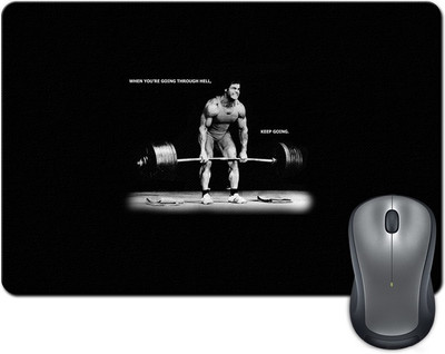 

Rangeele Inkers Keep Going Threw Hell Mousepad(Multicolor)