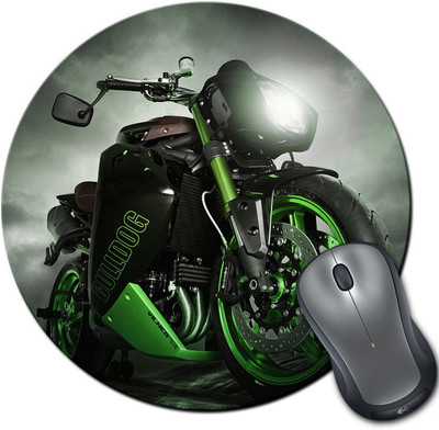

Rangeele Inkers Triumph Speed Triple Round Mousepad(Multicolor)